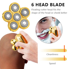Load image into Gallery viewer, 6 In 1 Men 4D Electric Shaver Rechargeable 6 Floating Heads
