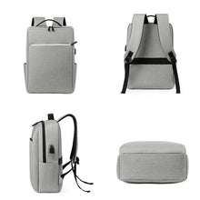 Load image into Gallery viewer, Simple Business Style Men's Backpacks for 15.6 Inches
