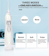 Load image into Gallery viewer, Dental Water Jet Oral Irrigator Rechargeable Portable Water Flosser
