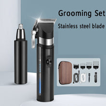 Load image into Gallery viewer, Electric Hair Trimming Kit Hair Clipper+Nose Hair Clipper Professional Hair Cutting Machine Electric Razor Beard Trimmer
