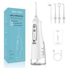 Load image into Gallery viewer, Oral Dental Irrigator Portable Water Jet Flosser Rechargeable USB
