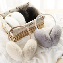 Load image into Gallery viewer, Winter New Plush Earmuffs Fashion Cute Warm Hood Woman Man Child Universal for Halloween Christmas Birthday Gift
