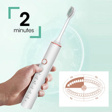 Load image into Gallery viewer, Sonic Electric Toothbrush Travel for Adults Children Denta Whitening Teeth Kit 6 Cleaning Modes 4pcs Tooth Brush Heads Kids
