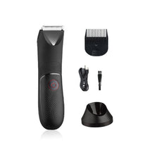 Load image into Gallery viewer, Groin Area Hair Trimmer Lawn Mower Ceramic Blade Waterproof Wet Dry Clippers Pubic Armpit Body Hair Ultimate Hygiene Razor

