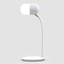 Load image into Gallery viewer, 3 IN 1 Desk Lamp With Qi Wireless Charger Bluetooth Speaker
