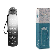 Load image into Gallery viewer, 1L Tritan Water Bottle With Time Marker Bounce Cover
