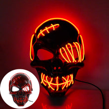 Load image into Gallery viewer, Halloween Scary One-Eyed Pirate Mask Cosplay Led Mask
