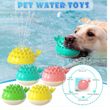 Load image into Gallery viewer, Electric Water Floating Swimming Water Spray Dog Toy
