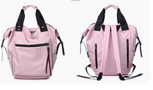 Load image into Gallery viewer, Fashion Nylon Waterproof Backpack Women Large Capacity Schoolbags

