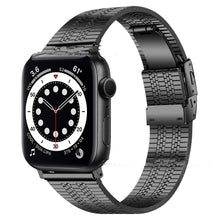 Load image into Gallery viewer, General High-grade Five-bead Back Buckle Steel Watch Belt
