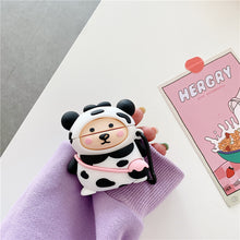Load image into Gallery viewer, Bear Cow Bluetooth Wireless Earphone Sleeve 2 3 Generation
