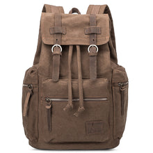 Load image into Gallery viewer, European American Style Retro Large Capacity Canvas Backpack
