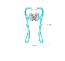 Load image into Gallery viewer, Multifunctional Manual Six-wheel Neck Massager Massage Relieve Roller
