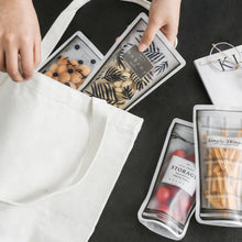 Load image into Gallery viewer, Food Storage Bag Zero Waste Reusable Ziplock Bags
