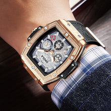 Load image into Gallery viewer, Multifunctional Men's Quartz Watch Leather Waterproof
