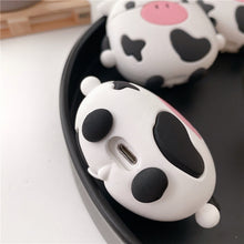 Load image into Gallery viewer, Cartoon Sitting Cow Headphone Cover Protective Shell
