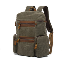 Load image into Gallery viewer, High Quality Waxed Canvas Waterproof Travel Backpack
