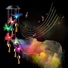Load image into Gallery viewer, Color Changing Solar Power Wind Chime Crystal Ball
