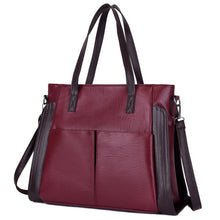 Load image into Gallery viewer, Large-capacity Soft Leather Single-shoulder Messenger Bag
