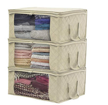 Load image into Gallery viewer, Non-woven Wardrobe Storage Bag Quilts Clothing
