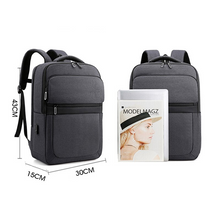 Load image into Gallery viewer, Mens Urban USB Charging Luxury Waterproof Laptop Backpack
