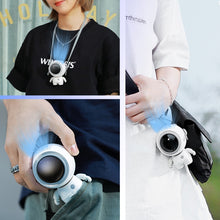 Load image into Gallery viewer, Small Handheld Personal Neck Fans USB Rechargeable Astronaut

