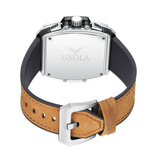 Load image into Gallery viewer, Multifunctional Men's Quartz Watch Leather Waterproof
