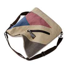 Load image into Gallery viewer, Lady's Fashion Stitching Contrast Color Shoulder Bag
