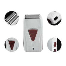 Load image into Gallery viewer, Men's Shaver Beard Travel USB Double Blade Shaving Trimmer Short Hair Removal Male Machine Clipper
