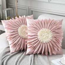 Load image into Gallery viewer, Fashion Modern Style White Throw Pillows Velvet Stitching
