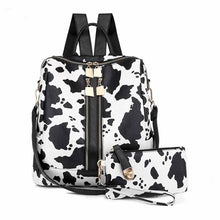 Load image into Gallery viewer, Fashionable Simple Women's Printed Leather Backpack
