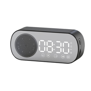 Music Alarm Clocks Mirror FM Radio LED Bluetooth Speaker