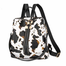 Load image into Gallery viewer, Fashionable Simple Women's Printed Leather Backpack
