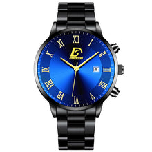 Load image into Gallery viewer, Fashion Men's Casual Business Calendar Stainless Steel Watch
