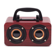 Load image into Gallery viewer, Wooden Wireless Bluetooth Speaker Portable Outdoor

