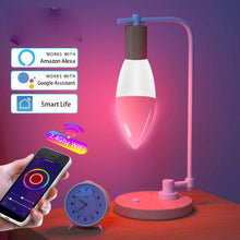 Load image into Gallery viewer, Smart WifI Led Lamp E14 RGB CW WW Led Bulb Dimmable
