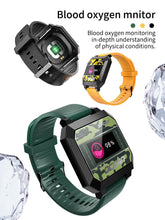 Load image into Gallery viewer, Heart Rate Blood Pressure Oximeter Step Smart Sports Watch
