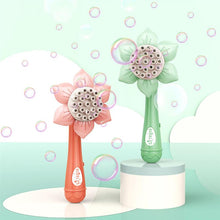 Load image into Gallery viewer, Portable Bubble Sunflower Shape Bubble Machine Toy
