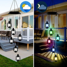 Load image into Gallery viewer, Outdoor Solar Wind Chime Lamp Hummingbird Butterfly Ball
