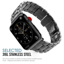Load image into Gallery viewer, Butterfly Buckle Metal Stainless Steel Watch Strap
