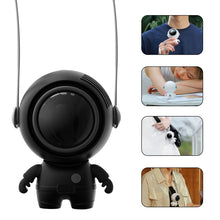 Load image into Gallery viewer, Small Handheld Personal Neck Fans USB Rechargeable Astronaut
