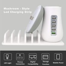 Load image into Gallery viewer, Mushroom Lamp LED Lamp Holder USB Charger
