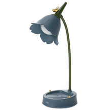 Load image into Gallery viewer, Flower LED Desk Lamp Student Bedroom Room Lighting Touch Reading Lamp
