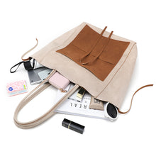 Load image into Gallery viewer, Contrast Color Large Capacity Shoulder Bag For Women
