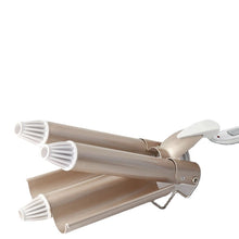 Load image into Gallery viewer, Professional Curling Iron Ceramic Triple Barrel Hair style Hair Waver
