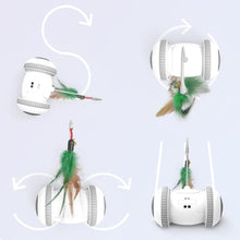 Load image into Gallery viewer, Interactive Cat Toy With Interchangeable Pet Feather Toys
