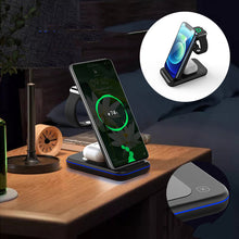 Load image into Gallery viewer, Folding Three-in-one Wireless Charger
