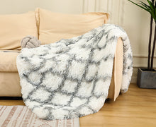 Load image into Gallery viewer, Warm Fluffy Shaggy Throw Blanket Bedspread Faux Fur
