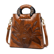 Load image into Gallery viewer, Ethnic Style Flower Pattern Female Messenger Bag

