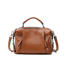 Load image into Gallery viewer, Single-shoulder Solid Color Leather Messenger Bag For Ladies
